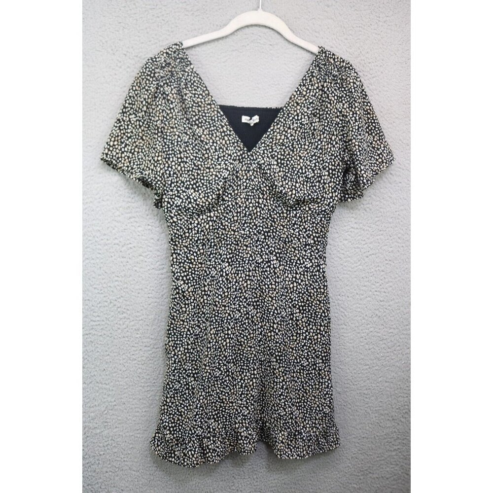 Abercrombie & Fitch Babydoll Dress-Size XS/T-Ruffle Hem-Whimsigoth-Pockets-Lined